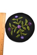 Embroidered Roses Yarmulke